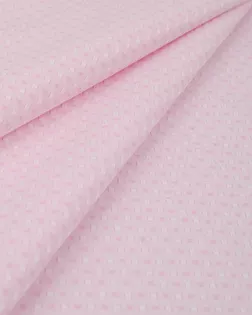 Купить Ткань Рубашечные розового цвета из полиэстера Рубашечная жаккард "Яна" арт. РБ-81-2-12047.004 оптом в Набережных Челнах