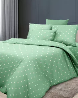 Бязь Комфорт 220 см набивная "Тейково" рис 6855/5  "Вивьен минт" арт. ХБ-2067-1-2084.076