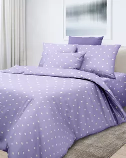 Бязь Комфорт 220 см набивная "Тейково" рис 6855/6  "Вивьен лилак" арт. ХБ-2066-1-2084.075