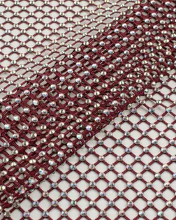 Сетка-стрейч со стразами арт. СД-401-13-21545.016 Сетка-стрейч со стразами арт. СД-401-13-21545.016