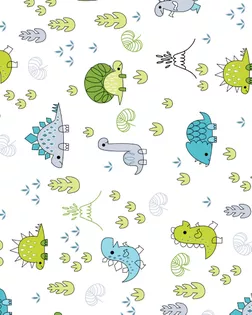 Динозаврики (Бязь 150 см) арт. БУ-61-1-1517.150