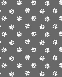 Бязь 150 см. 125 гр.  Лапки графит  рис.7788/2 арт. ХБН-16-1-1517.174