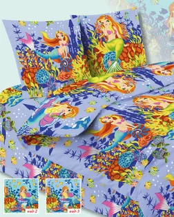 БЯЗЬ детск. 150см, 120гр, Кр.Талка, рис. 9146 "Русалочка" сиреневый арт. ХВ-1541-1-Б00580.020 БЯЗЬ детск. 150см, 120гр, Кр.Талка, рис. 9146 "Русалочка" сиреневый арт. ХВ-1541-1-Б00580.020