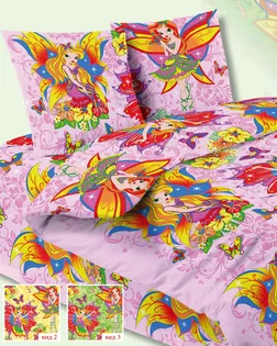 БЯЗЬ детск. 150см, 120гр, Кр.Талка, рис. 9147/1 "Маленькая фея"розовая арт. ХВ-1542-1-Б00580.021