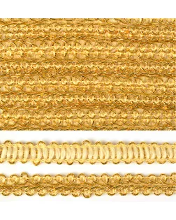 Тесьма Шанель плетеная ш.1,2см (золотистый) 18.28м арт. ТО-332-1-45119
