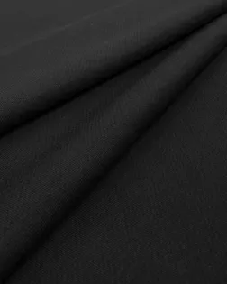 Купить Ткань трикотаж черного цвета Футер 3-х нитка диагональ арт. ТФ-17-1-20637.001 оптом в Череповце