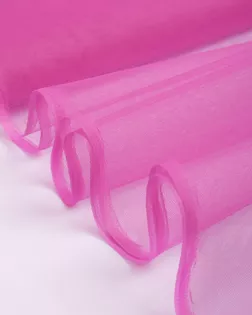 Купить Ткань сетка розового цвета из Китая Фатин жесткий арт. ФТН-4-21-4291.035 оптом в Череповце