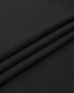 Купить Ткань трикотаж черного цвета Футер 2-х нитка арт. ТДП-482-9-20652.001 оптом в Череповце