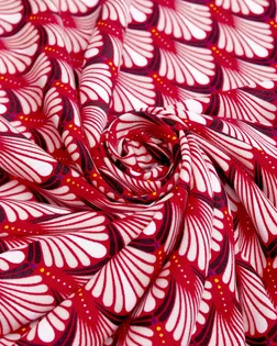 Купить Ткани для сарафанов цвет красный Штапель принт арт. ПШТ-450-1-20688.007 оптом в Набережных Челнах
