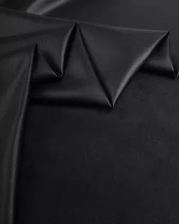 Купить Ткани для одежды черного цвета Кожа на замше 450гр арт. ИКЖ-37-1-20720 оптом в Череповце