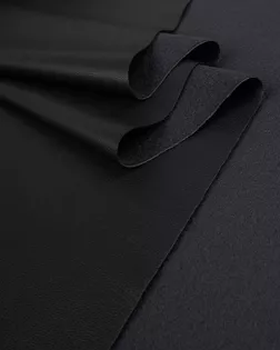Купить Одежные ткани черного цвета 30 метров Кожа на флисе арт. ИКЖ-22-1-14908.001 оптом в Караганде