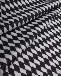 Купить Ткань для топов цвет черно-белый Трикотаж принт арт. ТЛ-31-1-20759.004 оптом в Алматы