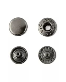 Кнопки металл Альфа д.1см (100шт) арт. КУА-12-1-34473.006