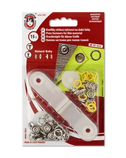 Кнопки BABY KOH-I-NOOR №2 (д.10мм) нержавеющие арт. КУТ-1-1-30573