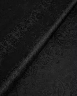 Купить Подкладочные ткани черного цвета Поливискоза жаккард D-5 арт. ПД-11-13-3861.097 оптом в Череповце