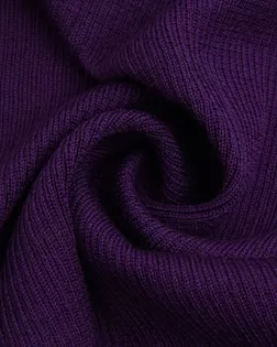 Полотно трикотажное тонкое (30% шерсть, 70% акрил), 2*2, шир. 40см (455/0 ярко-лиловый) арт. АРС-64291-1-АРС0001020685
