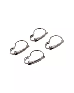 Швензы с французским замком 20*13мм, 2пары (т.никель) арт. АРС-64371-1-АРС0001141525 Швензы с французским замком 20*13мм, 2пары (т.никель) арт. АРС-64371-1-АРС0001141525