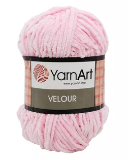 Пряжа YarnArt 'Velour' 100г 170м (100% микрополиэстер) (854 св-розовый) арт. АРС-43831-1-АРС0001157740