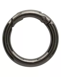 5AS-098 Кольцо-карабин 25мм (черный никель), 10шт арт. АРС-38263-1-АРС0001167199