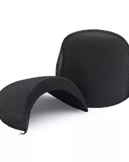 ВТ-20/А Плечевые накладки обшитые втачные из твердого поролона 20*120*175мм Hobby&Pro (черный) арт. АРС-65731-1-АРС0001197637