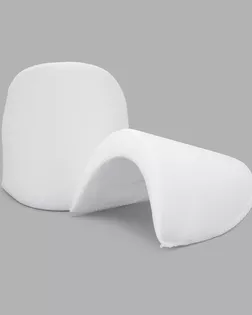 ВТ-25/А Плечевые накладки обшитые втачные из твердого поролона 25*140*210мм Hobby&Pro (белый) арт. АРС-65769-1-АРС0001197638