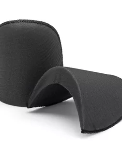 ВТ-25/А Плечевые накладки обшитые втачные из твердого поролона 25*140*210мм Hobby&Pro (черный) арт. АРС-65770-1-АРС0001197639