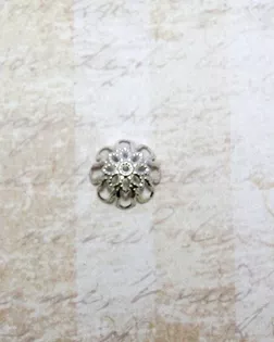 22591 Крепёжная шапочка К09,d-13 мм, 8шт.,серебро арт. АРС-63825-1-АРС0001199276