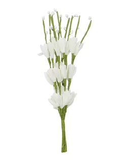 С-2002 Веточка декоративная, букетик, цветочек-фоамиран, 22см, цв. молочный арт. АРС-63611-1-АРС0001199514 С-2002 Веточка декоративная, букетик, цветочек-фоамиран, 22см, цв. молочный арт. АРС-63611-1-АРС0001199514