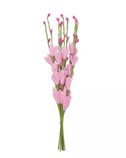 С-2006 Веточка декоративная, букетик, цветочек-фоамиран, 22см, цв. розовый арт. АРС-63612-1-АРС0001199518 С-2006 Веточка декоративная, букетик, цветочек-фоамиран, 22см, цв. розовый арт. АРС-63612-1-АРС0001199518