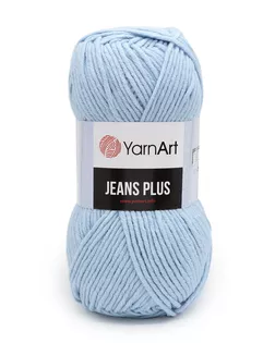 Пряжа YarnArt 'Jeans Plus' 100гр 160м (55% хлопок, 45% полиакрил) (75 голубой) арт. АРС-46974-1-АРС0001210493