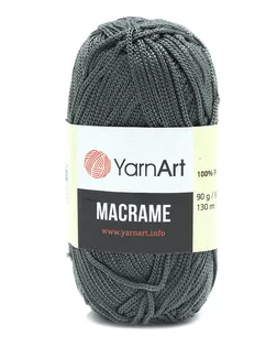 Пряжа YarnArt 'Macrame' 90гр 130м (100% полиэстер) (159 серый) арт. АРС-47136-1-АРС0001220342
