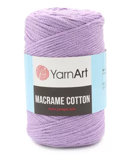 Пряжа YarnArt 'Macrame Cotton' 250гр 225м (80% хлопок, 20% полиэстер) (765 лаванда) арт. АРС-44114-1-АРС0001233654