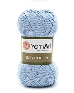 Пряжа YarnArt 'Eco Cotton' 100гр 220м (80% хлопок, 20% полиэстер) (770 голубой) арт. АРС-51767-1-АРС0001234124
