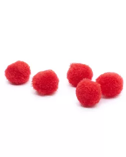 Помпоны декоративные 15мм, 50шт/упак, Astra&Craft (PA-007 красный) арт. АРС-65771-1-АРС0001239646