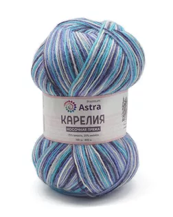 Пряжа Astra Premium 'Карелия' носочная (Karelia sock) 100гр 400м (75% шерсть, 25% нейлон) (1006) арт. АРС-37628-1-АРС0001246097