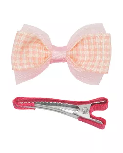 29354 Набор Б-003 мини бантик+заколка 36мм/35мм (св.розовый/малиновый) арт. АРС-48489-1-АРС0001247575