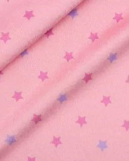 29496 Мех коротковорсовый 3мм с принтом звезды, 47*47см (+/-2см), 100% п/э (светло-розовый/розовый/сирень) арт. АРС-48837-1-АРС0001254599