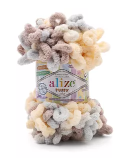 Пряжа Alize 'Puffy Color' 100г 9м (100% микрополиэстер) (6463 секционный) арт. АРС-49731-1-АРС0001277718