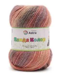 Пряжа Astra Premium 'Панда Колор' (Panda Color) 100гр 240м (70% шерсть, 30% бамбук) (03 секционный) арт. АРС-56433-1-АРС0001279479