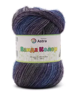 Пряжа Astra Premium 'Панда Колор' (Panda Color) 100гр 240м (70% шерсть, 30% бамбук) (05 секционный) арт. АРС-56435-1-АРС0001279481