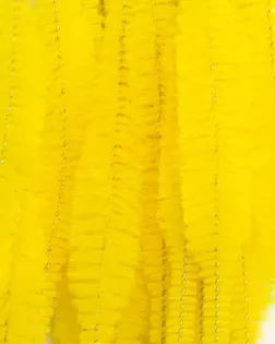 Проволока синельная объемная 'Цветок', 12мм*300мм, 15шт/упак, Astra&Craft (B-047 желтый) арт. АРС-57762-1-АРС0001285629