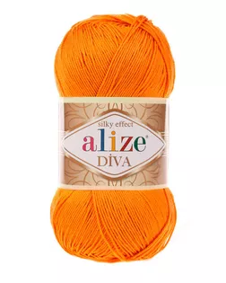 Пряжа ALIZE 'Diva' 100гр. 350м. (100% микрофибра) ТУ (120 оранжевый) арт. АРС-56811-1-АРС0001286744 Пряжа ALIZE 'Diva' 100гр. 350м. (100% микрофибра) ТУ (120 оранжевый) арт. АРС-56811-1-АРС0001286744