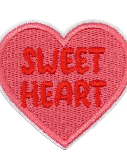 Термоаппликация 'Sweet Heart', 5,3*5см, Hobby&Pro арт. АРС-58738-1-АРС0001287133