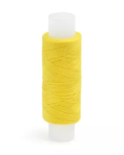 Нитки швейные 50/2 для тонких тканей, 100% полиэстер, 200 м (125 желтый) арт. АРС-56897-1-АРС0001289045