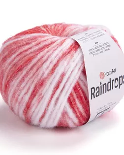 Пряжа YarnArt 'Raindrops' 50гр 115м (18% шерсть, 35% полиамид, 47% акрил) (2908 красный меланж) арт. АРС-58234-1-АРС0001290471