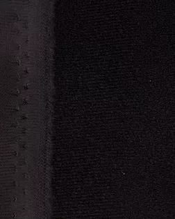 8203-0021 Ткань велькро 'петля' мягкая 250 г/м (100% нейлон), 150см*1м (черный) арт. АРС-58373-1-АРС0001292205