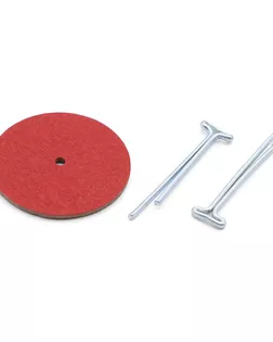 Набор креплений: диск фибры 30мм (10шт), Т-шплинт 2*25мм (5шт) арт. АРС-59094-1-АРС0001294187