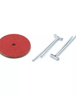 Набор креплений: диск фибры 25мм (20шт), Т-шплинт 2*25мм (10шт) арт. АРС-59099-1-АРС0001294192