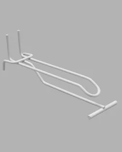 Крючок язычковый с ц/д на панель-сетку L-100, (шаг 34 мм) белый б/у арт. АРС-63418-1-АРС0001295183