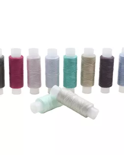 Набор швейных ниток 50/2, 200м, ассорти №36, 10шт/упак, Astra&Craft арт. АРС-60235-1-АРС0001296693